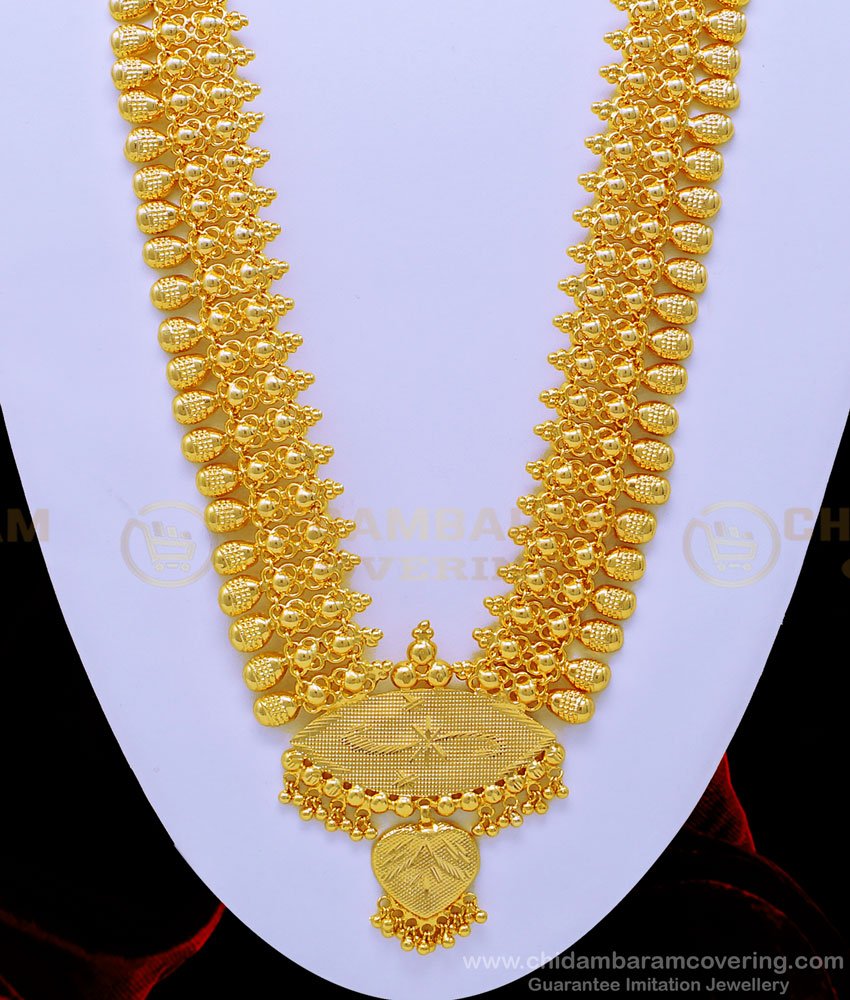 kerala jewellery, kerala imitation jewellery, one gram gold jewellery, gold covering jewellery, gold haram, haram with price, show mala gold, Kerala haram, Kerala mango haram 