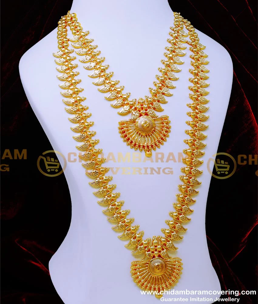Necklace 1 Gram Gold Jewellery at Rs 1200/set in Bengaluru | ID: 23563959673