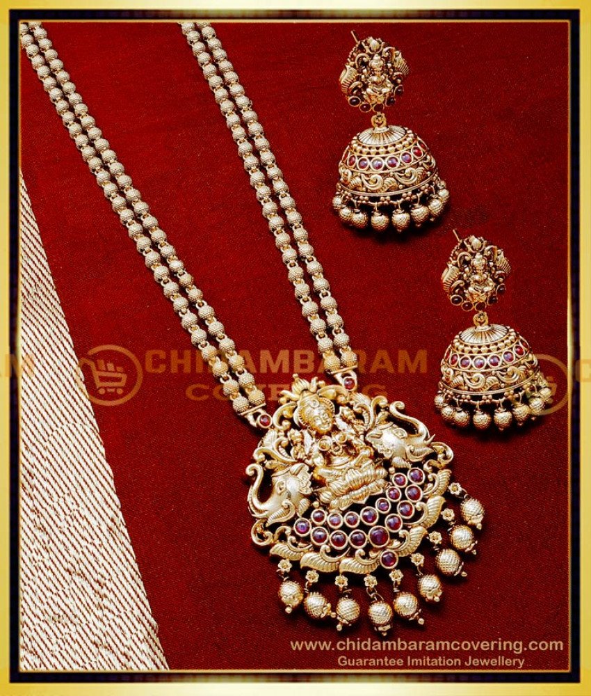 latest antique gold haram designs