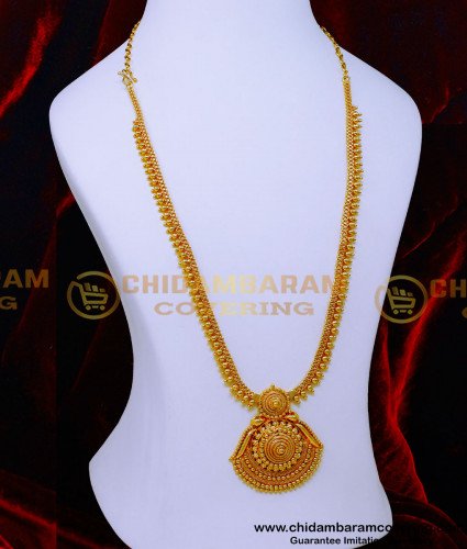 HRM1063 - New Gold Plated Long Gold Haram Designs New Model