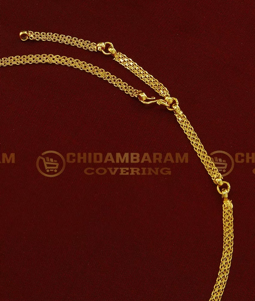 Buy Attractive Gold Design Simple Waist Chain for Saree