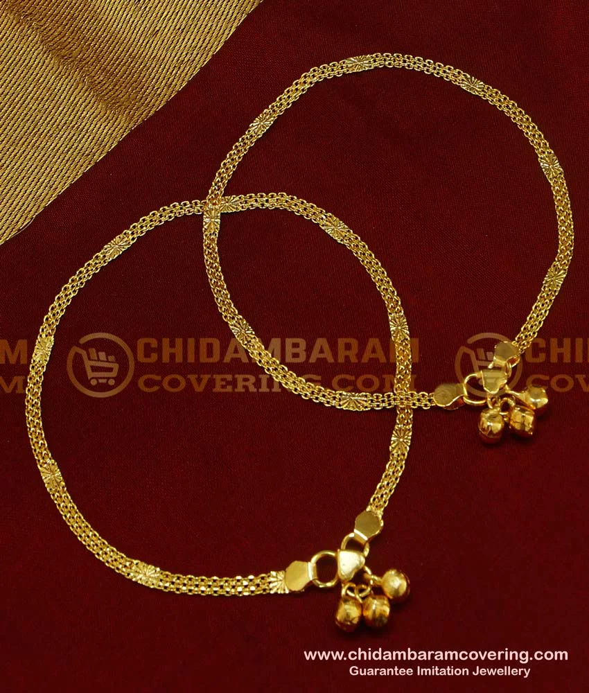 1 gram gold anklets outlet designs