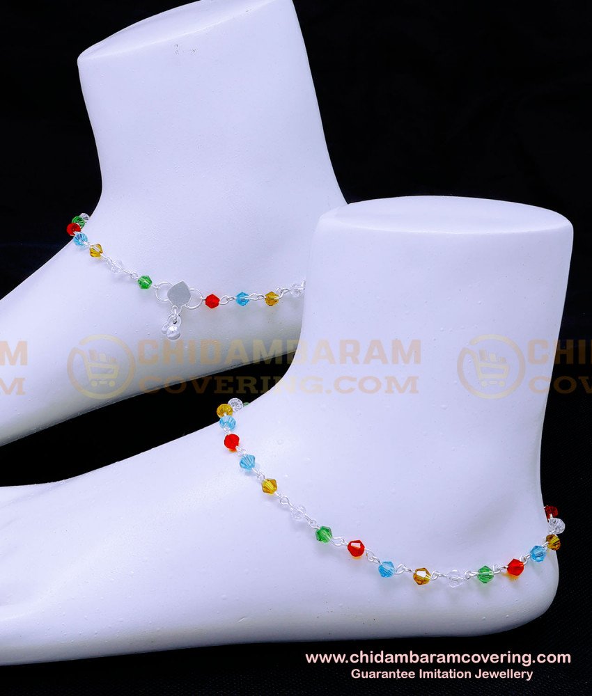 kolusu design, chandi ka payal, velli kolusu, white metal Anklet, silver anklets designs with price, anklet tattoo designs, payal design silver, simple silver anklet design, fancy anklet design, Crystal payal design with price, Crystal anklets online shopping, white crystal anklets silver for girl