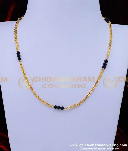 Single mani mangalsutra on sale design