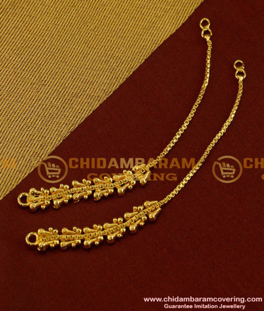 MAT21 - New Design Daily Use South Indian Ear Chain Mattil Matching for All Type Earrings