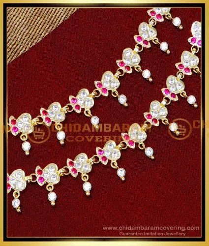 MAT260 - First Quality Gold Plated Ear Chain Designs for Ladies