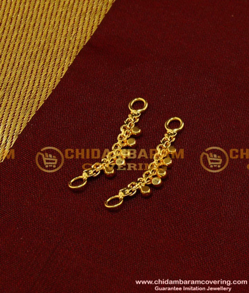 Gold plated cute baby earrings/side earrings