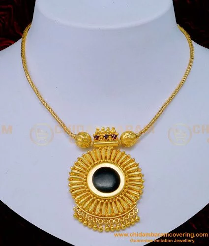 Simple artificial necklace on sale designs