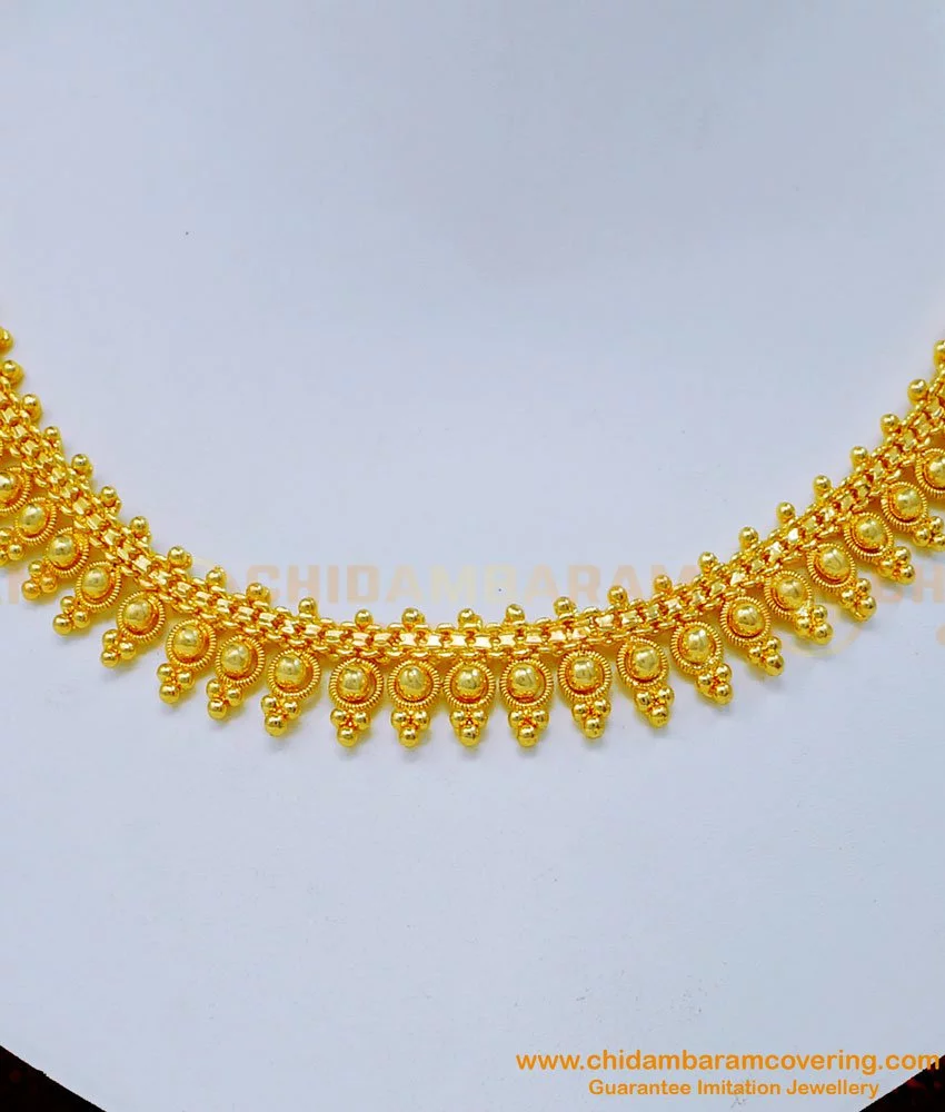 Gold necklace design under deals 15 grams