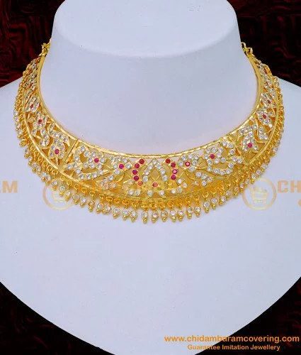 Choker necklace set sales for reception