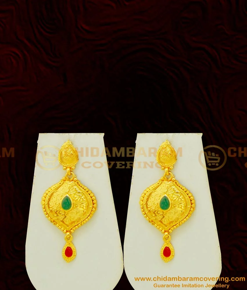 Sparkling Fashion: Gold Jhumka Earring designs latest 2019/ Gold buttalu | Gold  earrings designs, Gold earrings indian, Jewelry design earrings