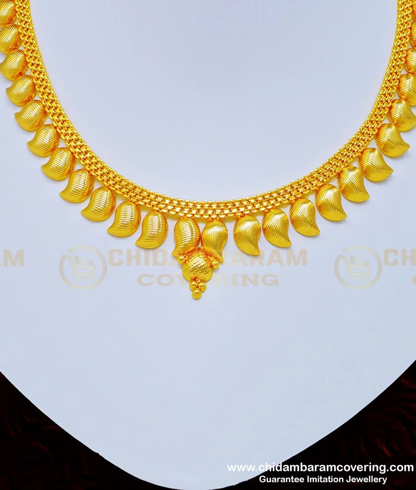 1 Gram Gold Necklace Set at Best Price in Mumbai | V H Enterprise
