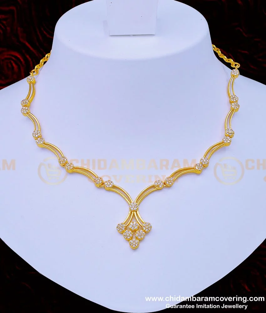 Simple on sale artificial necklace