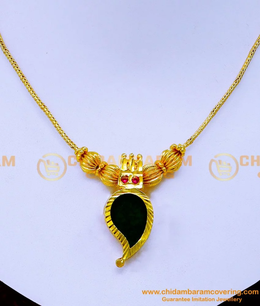 Palakka locket deals with chain