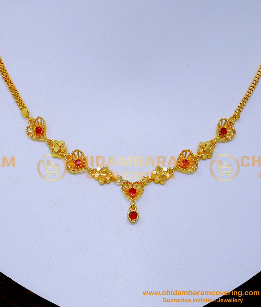 simple gold necklace design,  gold plated jewellery with guarantee, simple necklace designs artificial, simple necklace designs with price, simple necklace design for girl, bridal gold necklace designs, wedding gold necklace designs, Gold plated necklace