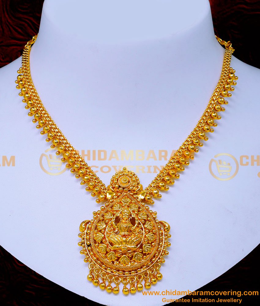 Lakshmi Necklace Design, Necklace designs simple, Gold necklace designs simple, gold plated necklace, gold design for necklace, wedding gold necklace designs, necklace ka design, necklace designs with stones, necklace designs, necklace designs simple, necklace designs new model 