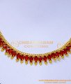 ruby red stone necklace, red stone necklace, traditional stone necklace designs, ad stone necklace, Necklace designs simple, Gold necklace designs simple, gold plated necklace, gold design for necklace, wedding gold necklace designs, necklace ka design, necklace designs with stones