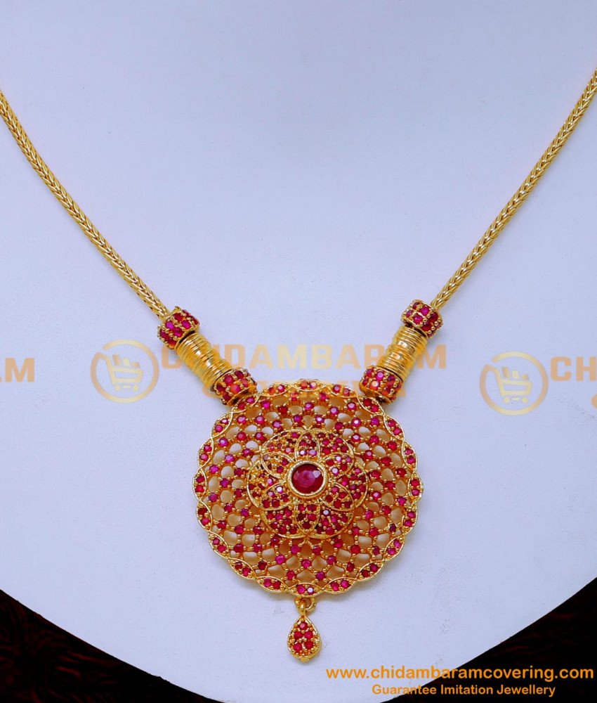 Modern Ruby Necklace Designs