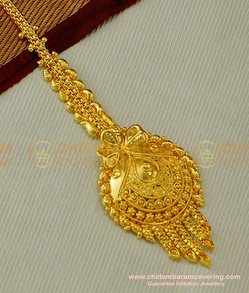 Gold maang tikka on sale online