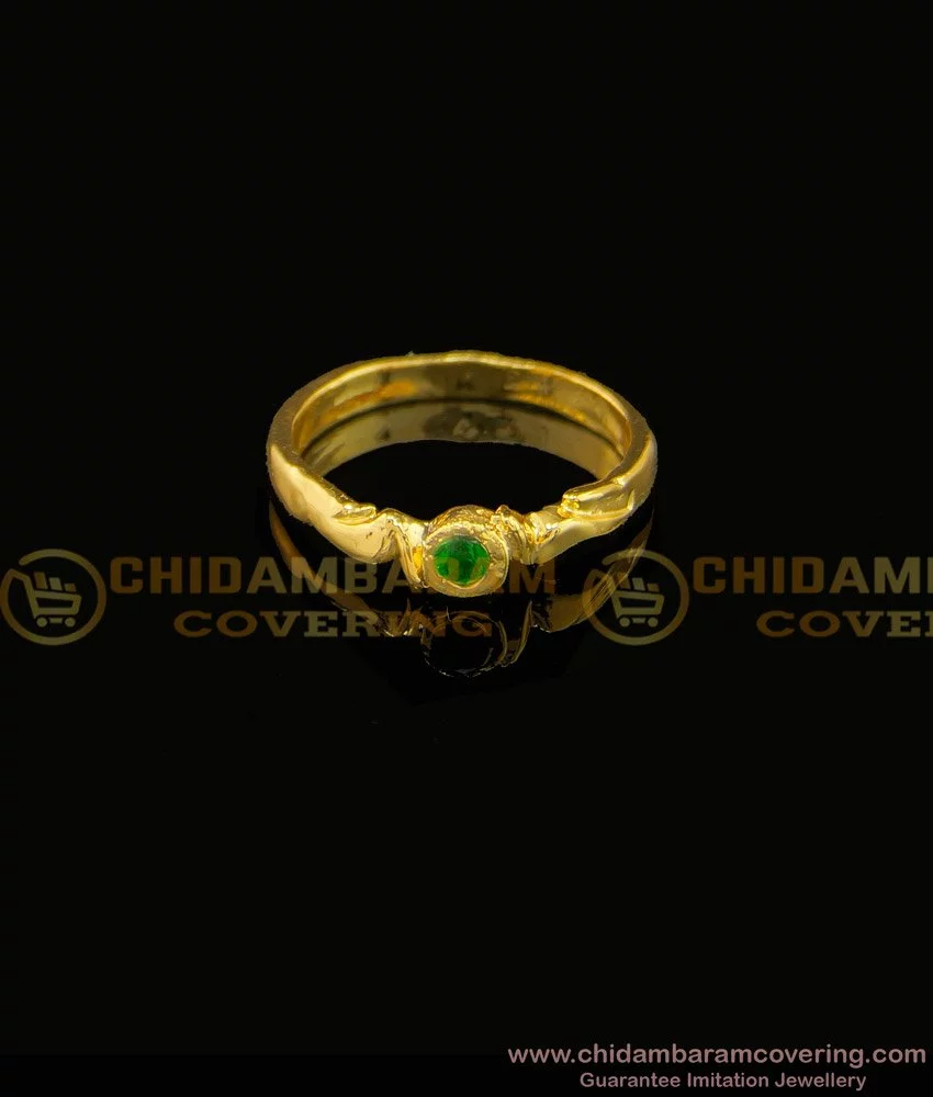 1 Gram Gold Forming Yellow Stone With Diamond Antique Design Ring - Style  A854 at Rs 1140.00 | Gold Rings | ID: 2849492063988