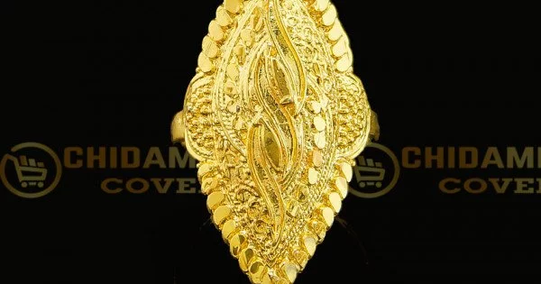 Salankara Creation Big Designer Circle Top Finger Ring