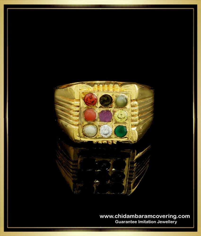 rasi kal mothiram, 9 kal mothiram, real gold nanaratna ring for gents, 