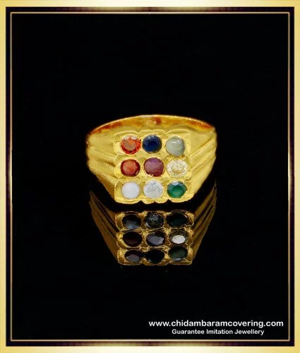 Buy Classic 9 Navratna Ring Online in India | Kasturi Diamond | Diamond rings  design, Ladies gold rings, Ring designs