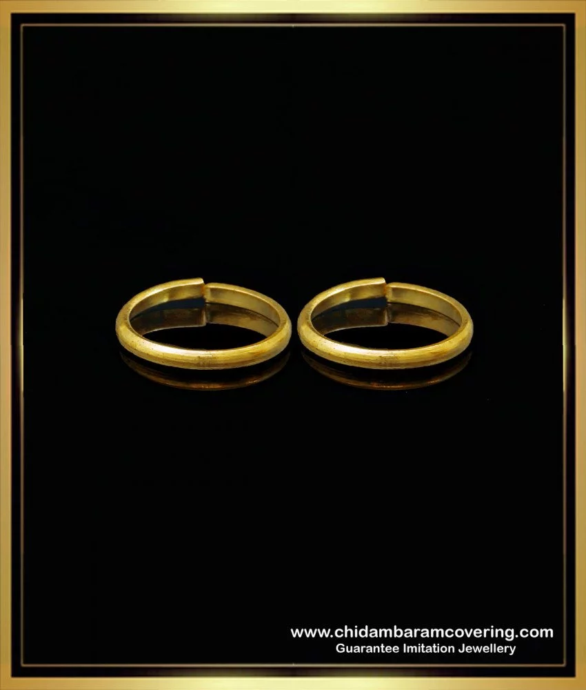 rng304 light weight daily use adjustable gold plated toe rings online 2