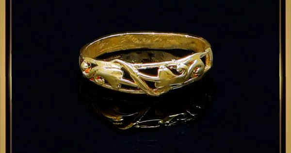 Gold Nugget Women's Ring 
