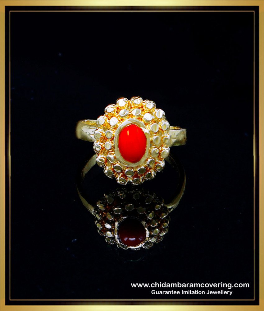 red moti ring design, anguthi design for male, pagadam ring in art, pavazham ring in art, Red Coral Ring for ladies, red coral stone ring, impon ring, original impon ring, Impon Ring Design, Men impon ring online purchase, Men impon ring online purchase