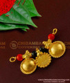 TAL45 - Princess Style 3 Wati and Coral Lakshmi Coin Gold Plated Mangalsutra For Women