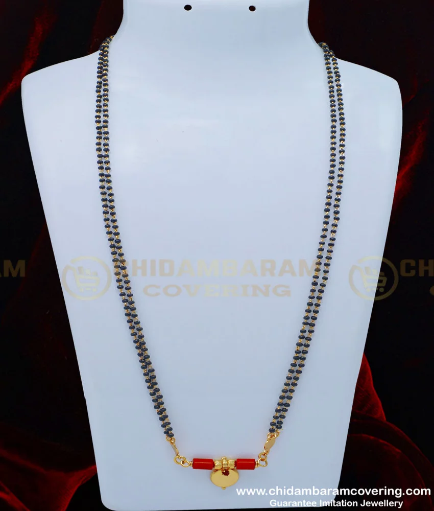 Traditional Mangalsutra with Black Beads